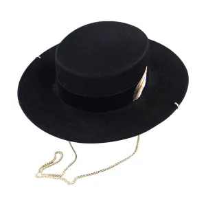 Chain Design Popular Rabbit Felt Hat