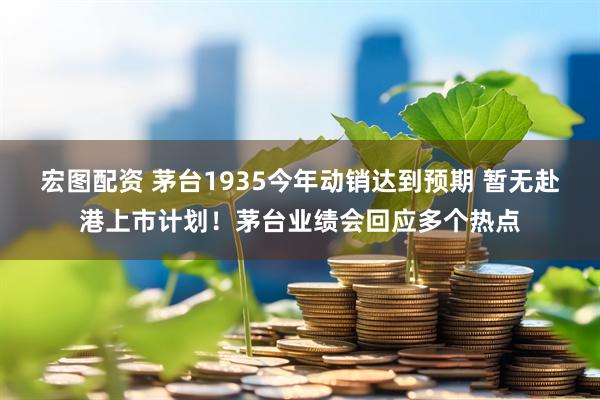 宏图配资 茅台1935今年动销达到预期 暂无赴港上市计划！茅台业绩会回应多个热点
