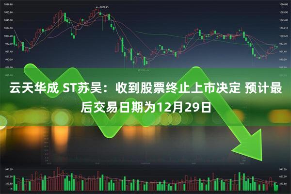 云天华成 ST苏吴：收到股票终止上市决定 预计最后交易日期为12月29日